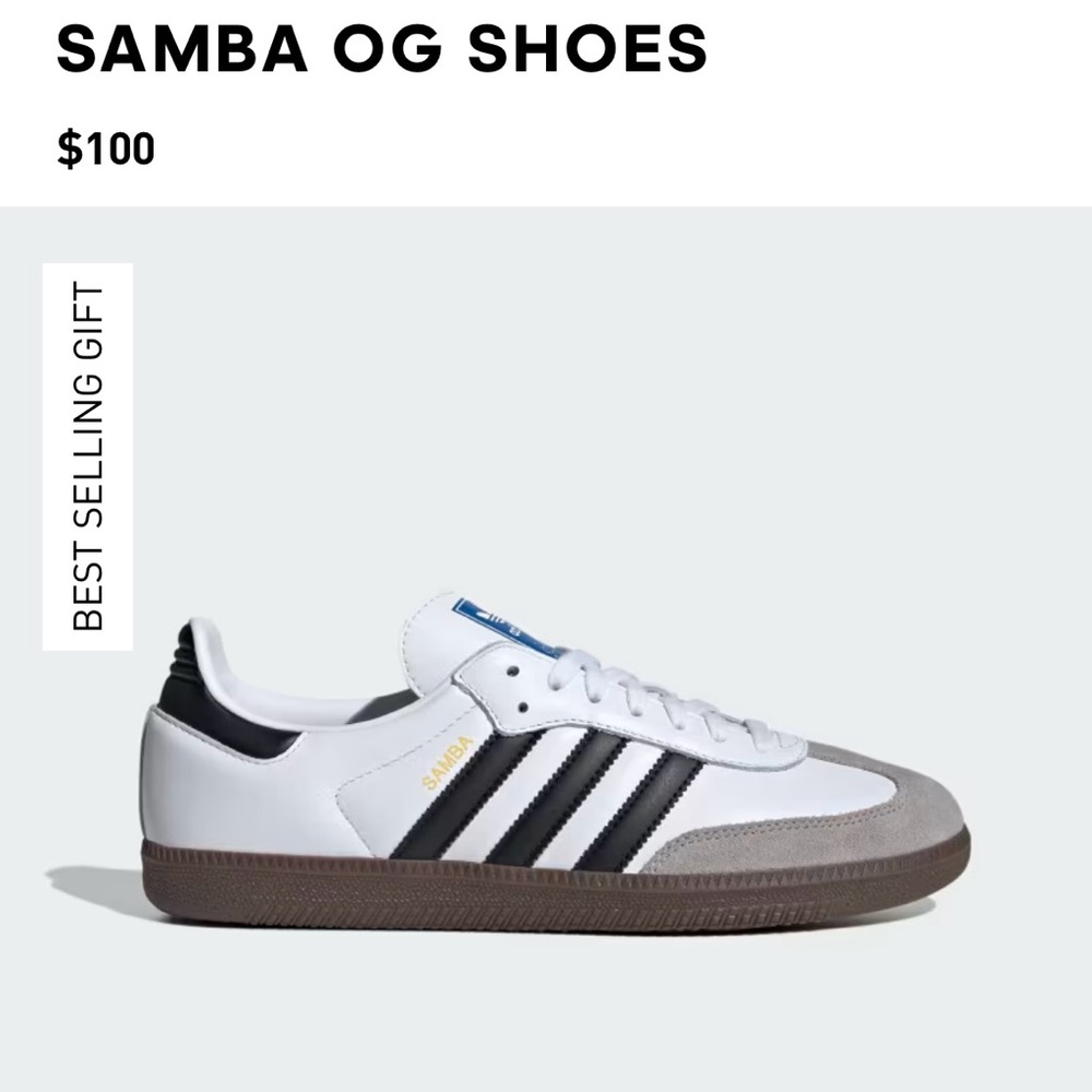 Adidas Samba OG shoes.